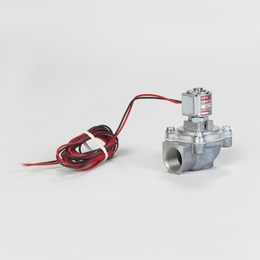 DIAPHRAGM VALVE 25 MM (1") THREADED CONNECTION INTEGRATED SOLENOID REMOTE PILOT